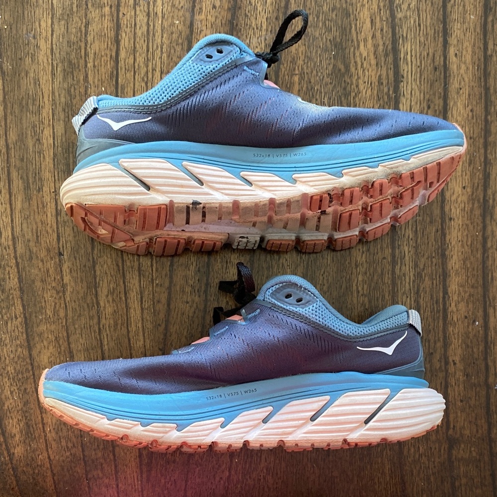 Hoka One One W Gaviota 3 Wide Women’s size 9 D Pink and Blue - Picture 7 of 9